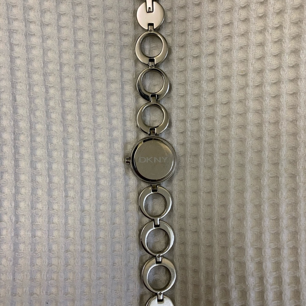 DKNY Silver Rhinestone Watch - Picture 3 of 5
